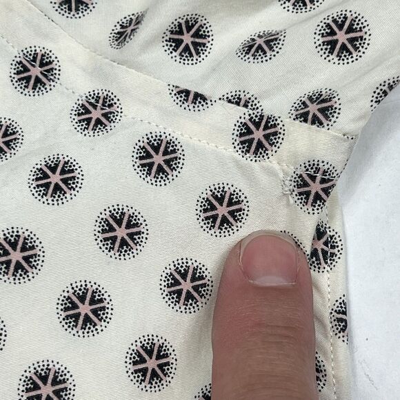 Paul Smith London Cream Pinwheel Cotton Contrast Cuff Button Shirt Men’s 15.5 - Picture 7 of 10